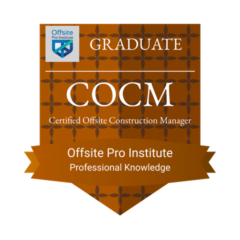 COCM graduate badge